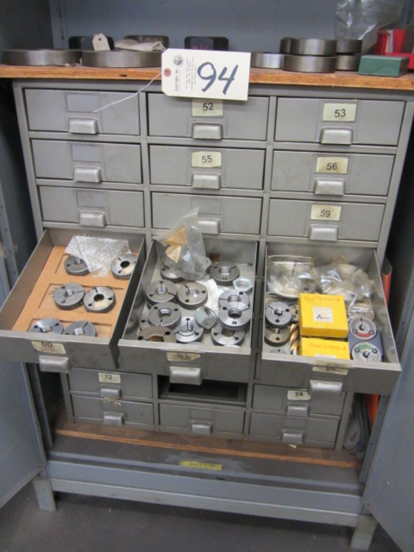 Cabinet with Ring, Thread & Plug Gauges