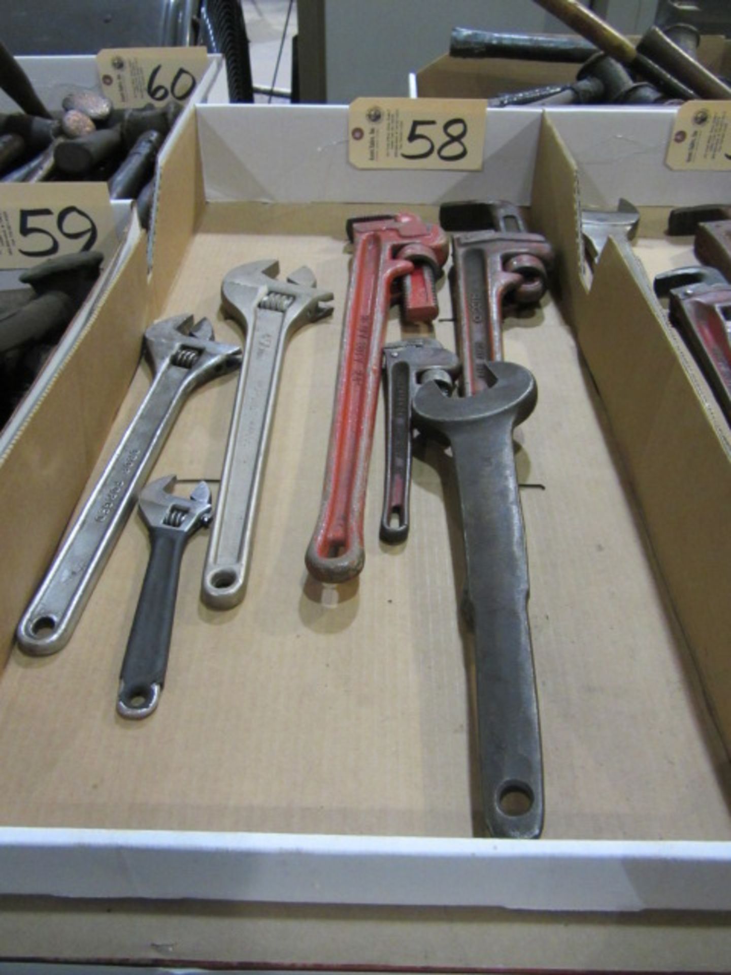 24'', 24'', 10'' Pipe Wrenches, Adjustables