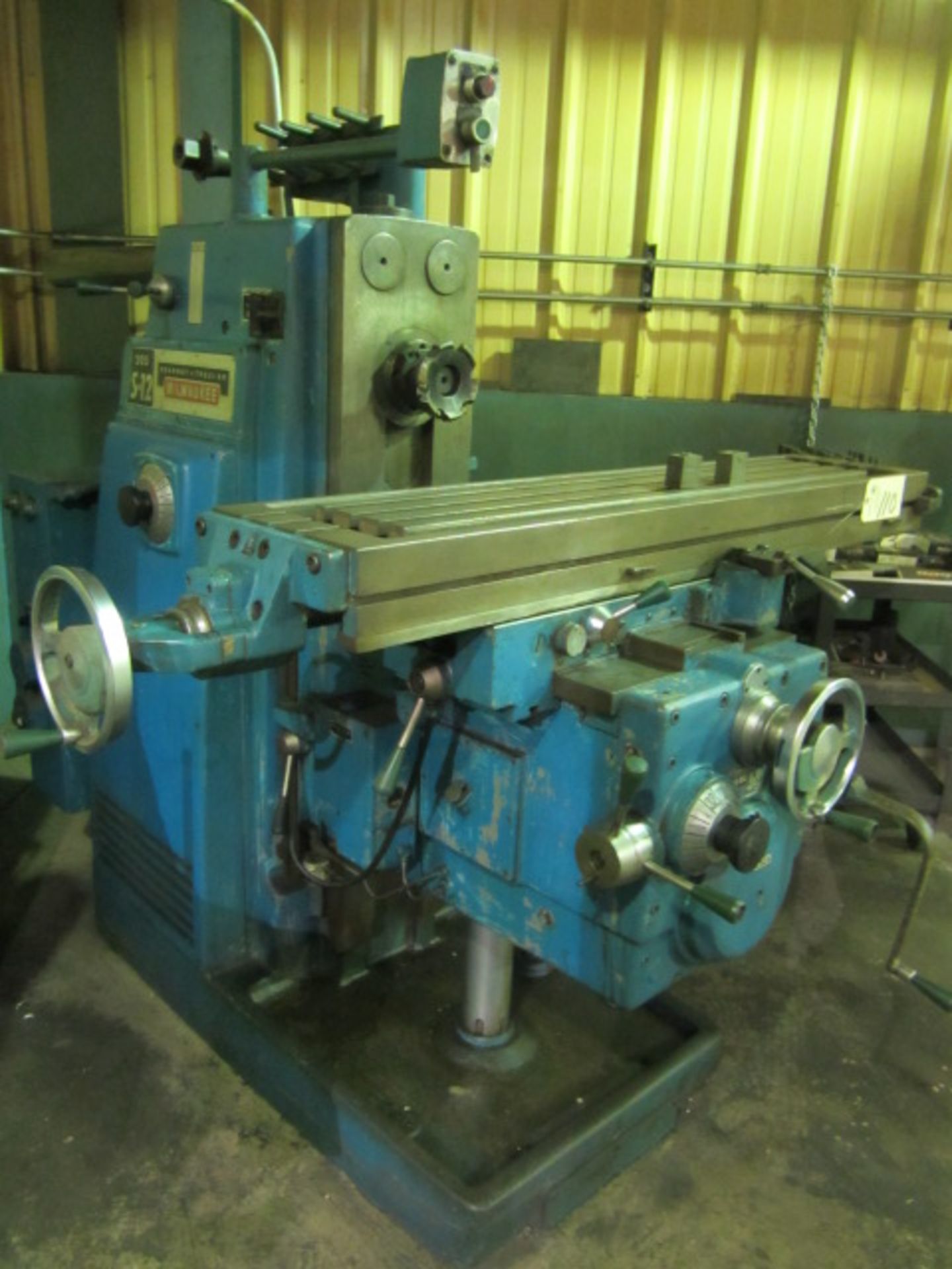 Kearney & Trecker Model S12, 205 Milwaukee Horizontal Milling Machine with 12'' x 56'' Power Feed - Image 4 of 6