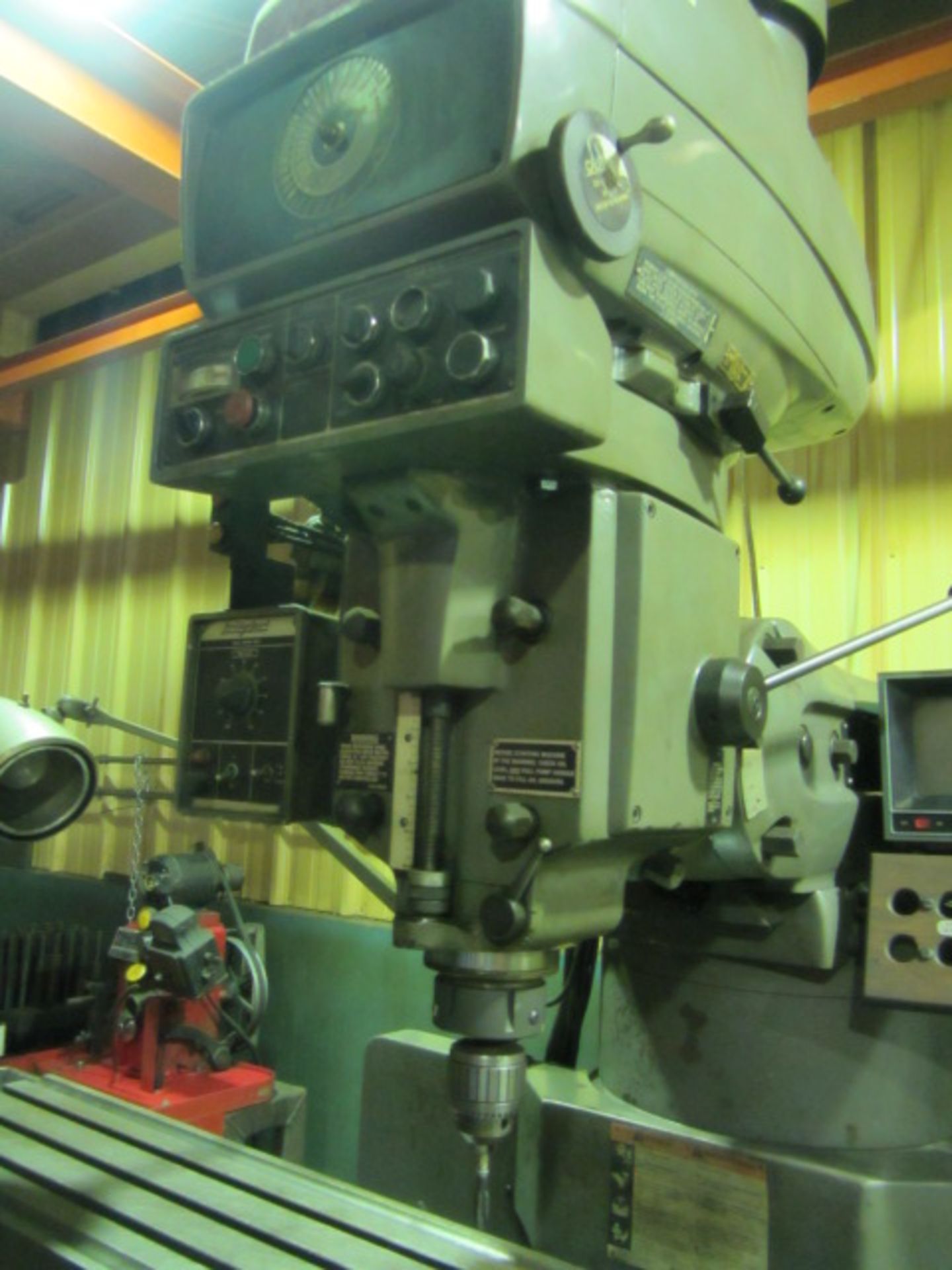 Bridgeport Series II Special Vertical Milling Machine with 11'' x 58'' Power Feed Table, R-8 Spindle - Image 5 of 6