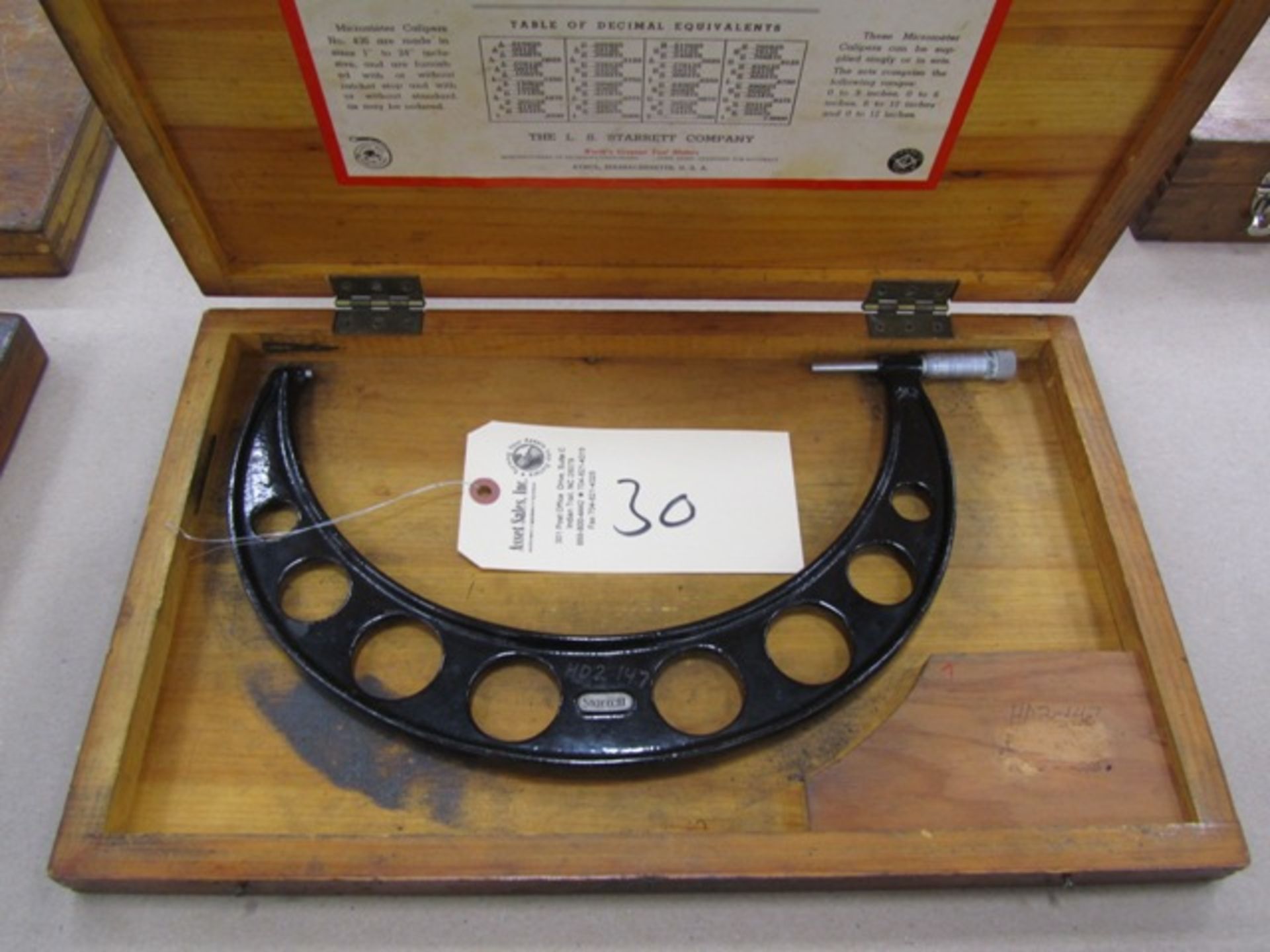 Starrett 10'' - 11'' Micrometer