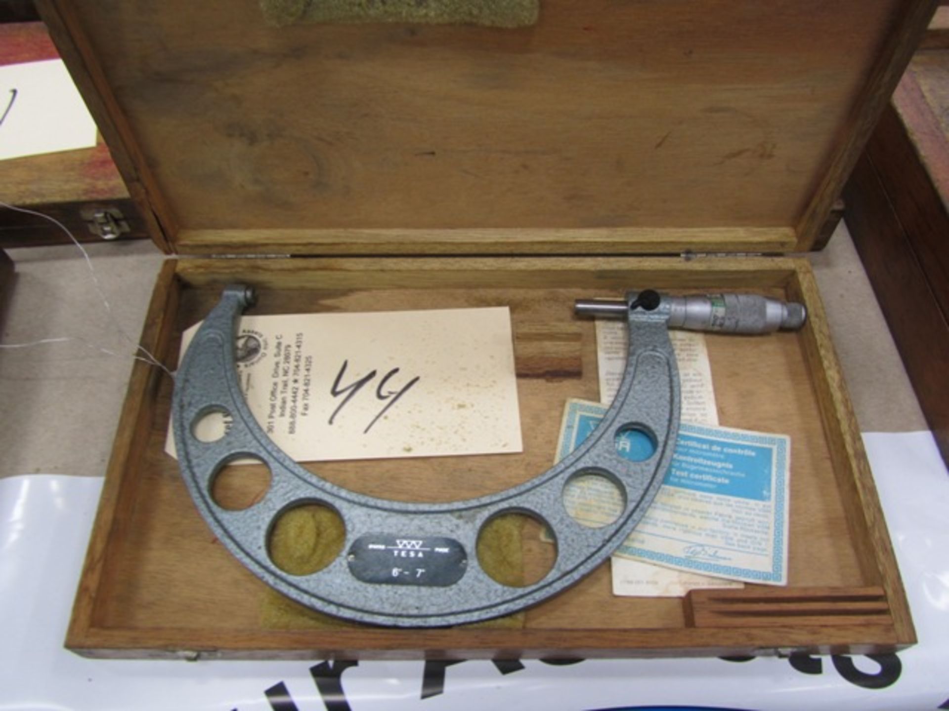 Tesa 6'' - 7'' Micrometer