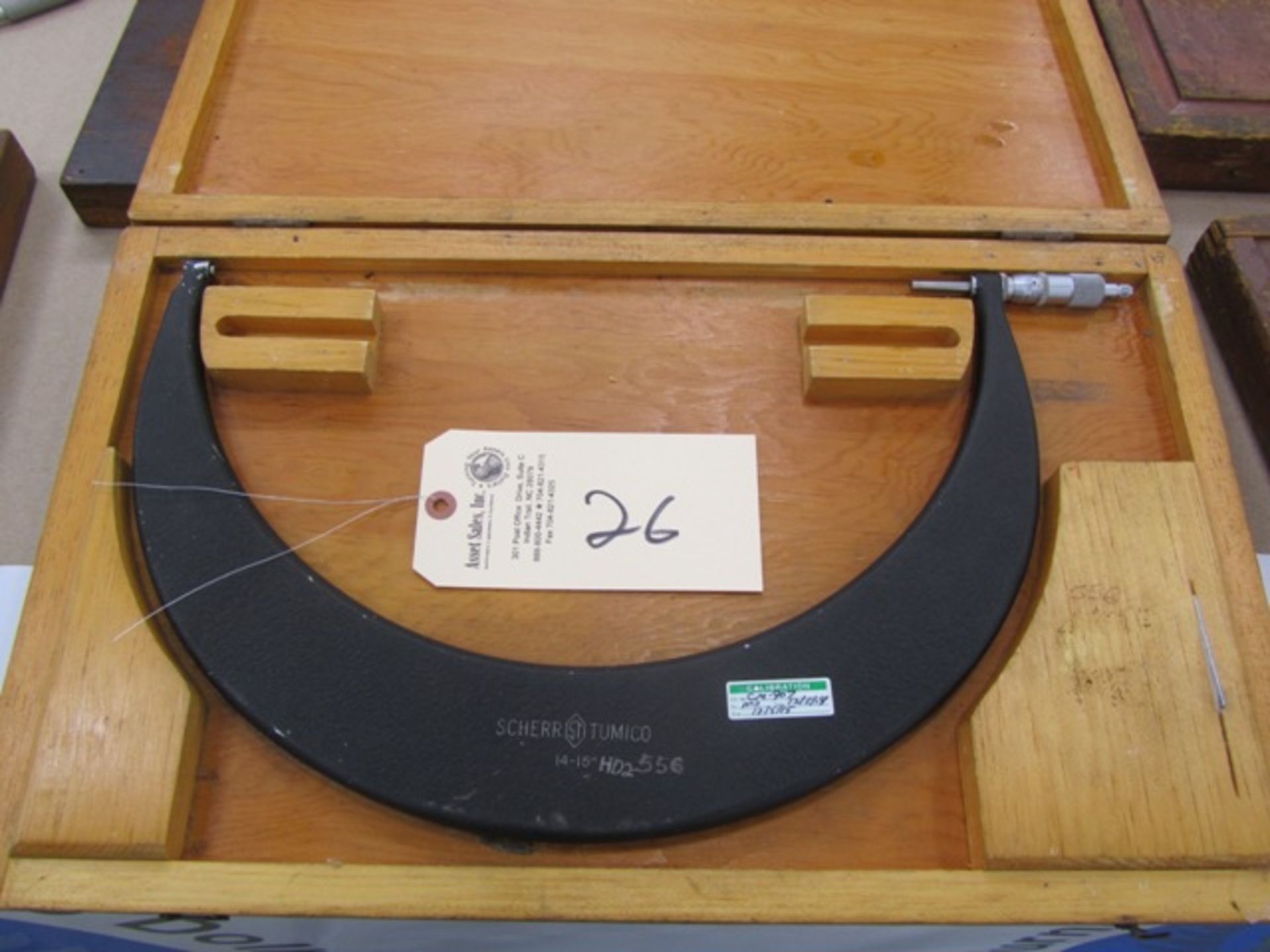 Scherr Tumico 14'' - 15'' Micrometer