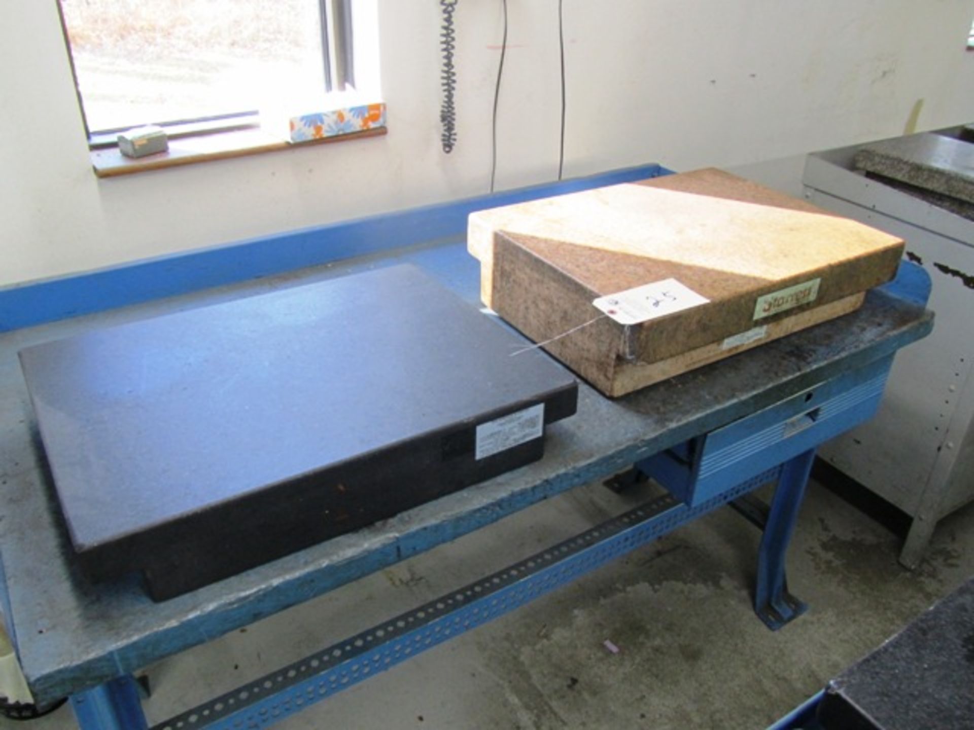 (2) 18'' x 24'' Granite Surface Plates with Benches