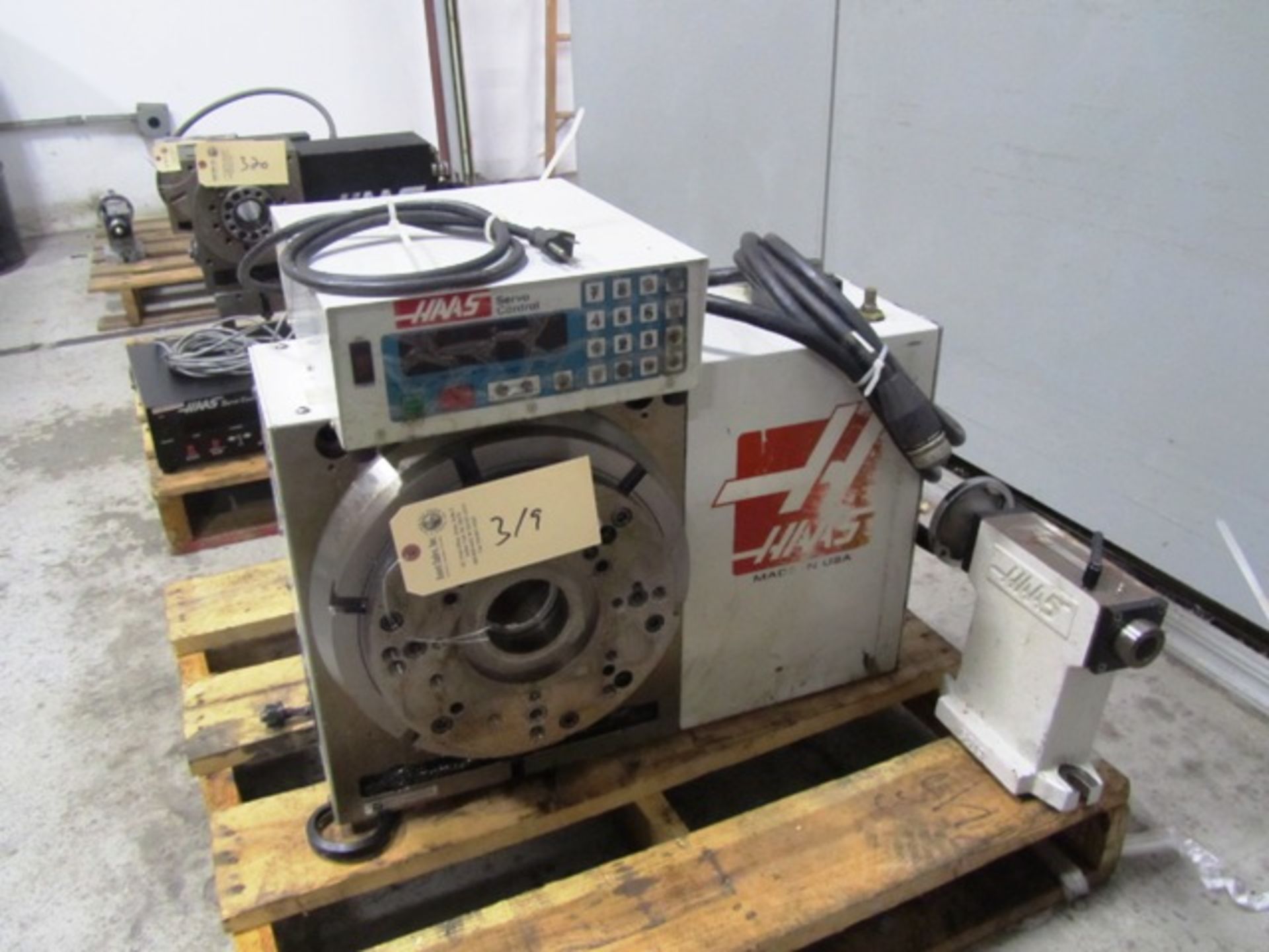 Haas Model HRT30 12'' 4th Axis Rotary Table with Tailstock, Haas Servo Control, sn:313918