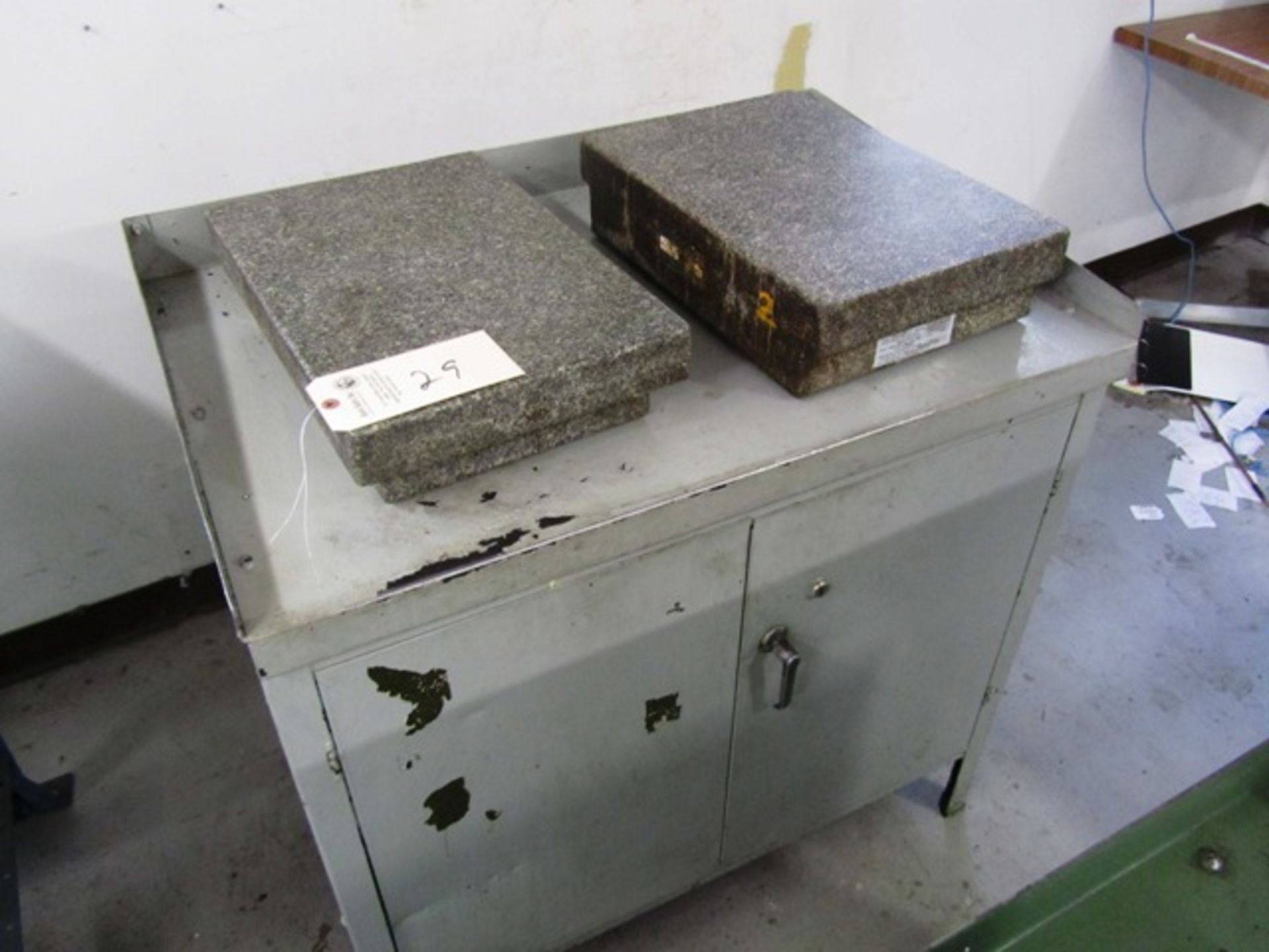 (2) 12'' x 18'' Granite Surface Plates with Cabinets