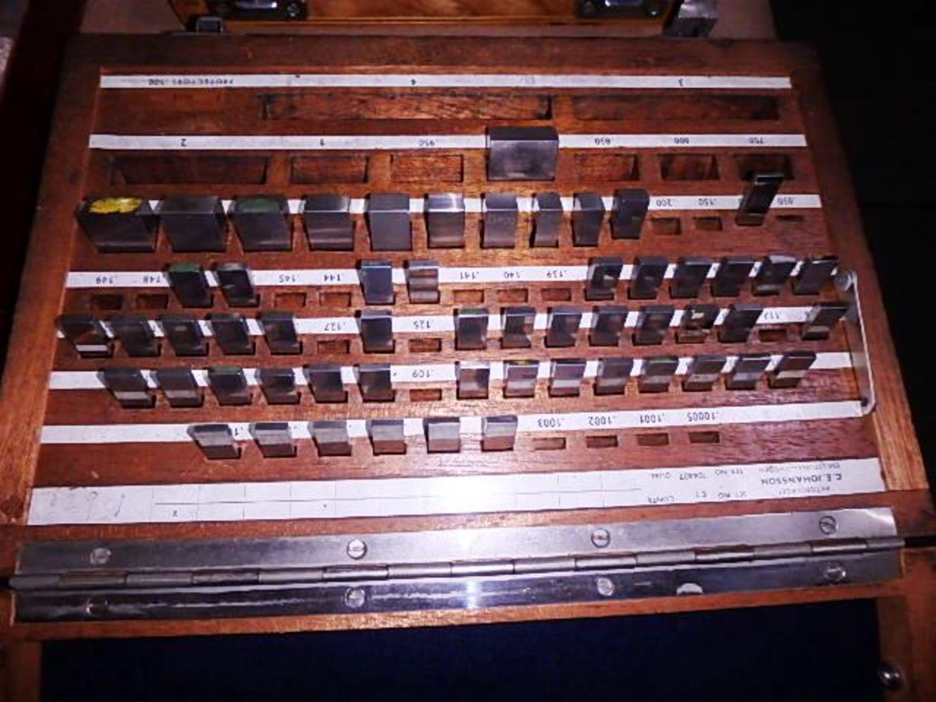 Johnsson Inch Gauge Blocks