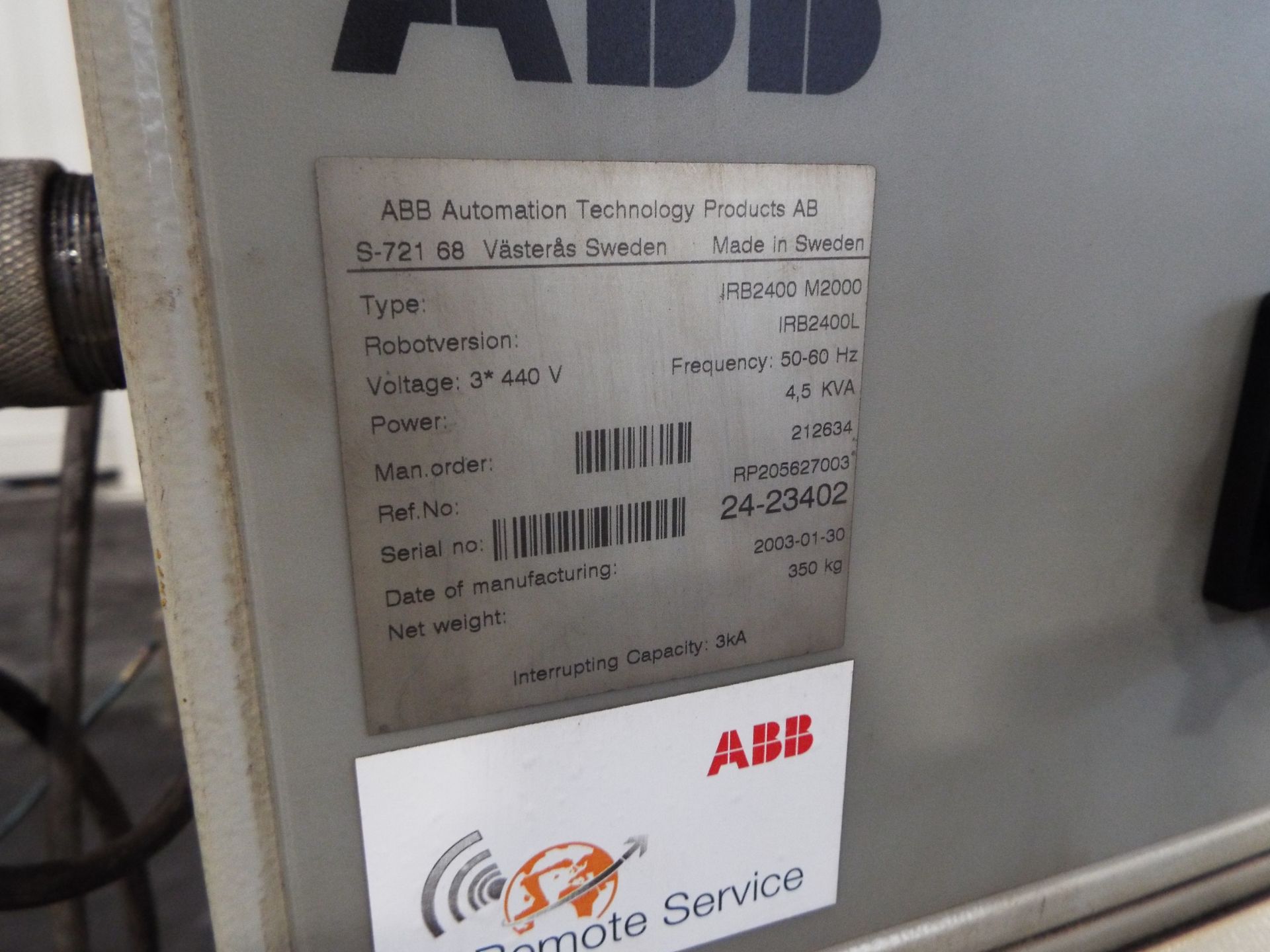 ABB-IRB2400L Robotic MIG Welding Set. - Image 9 of 23