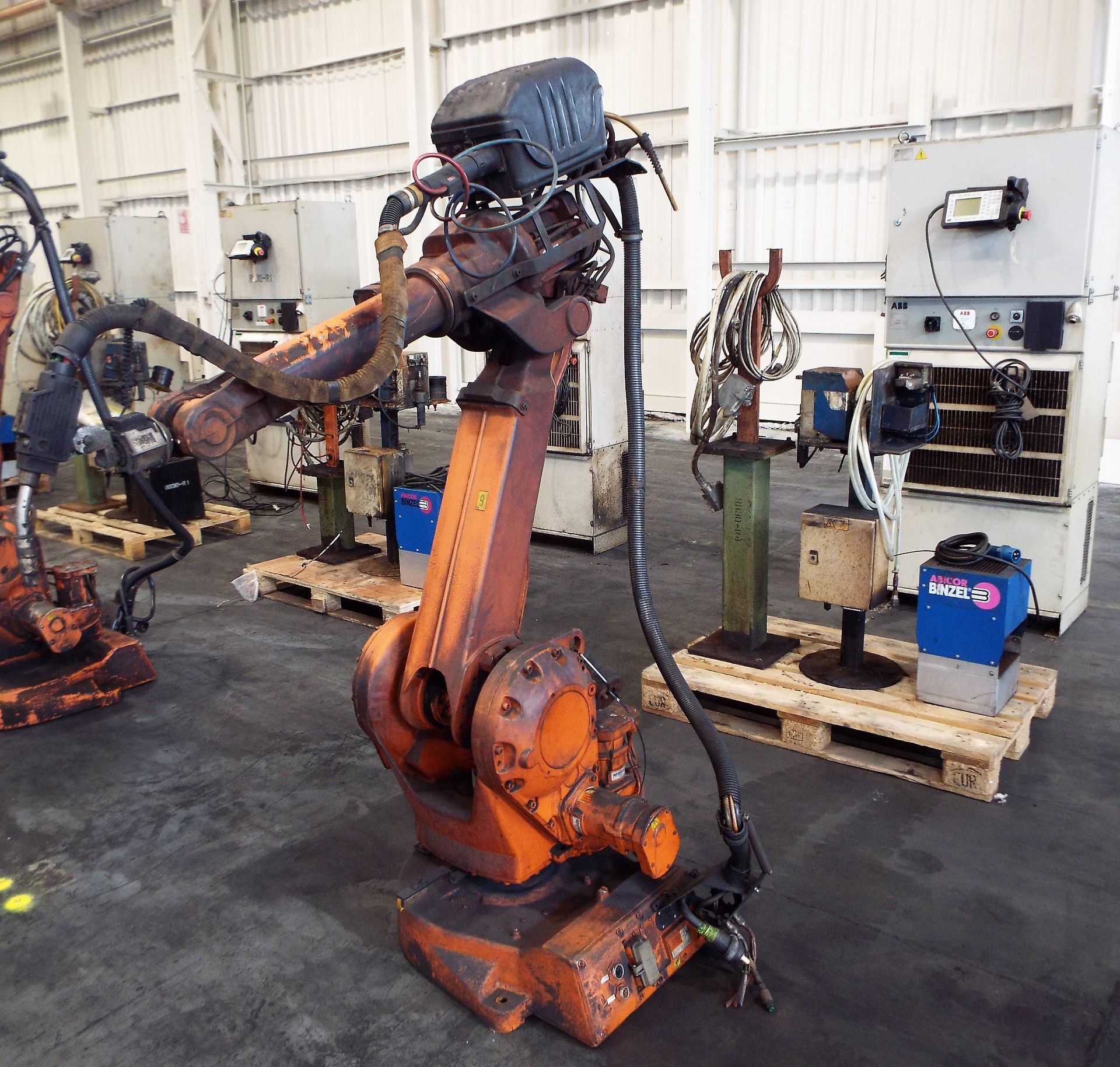 ABB-IRB 2400L Robotic MIG Welding Set