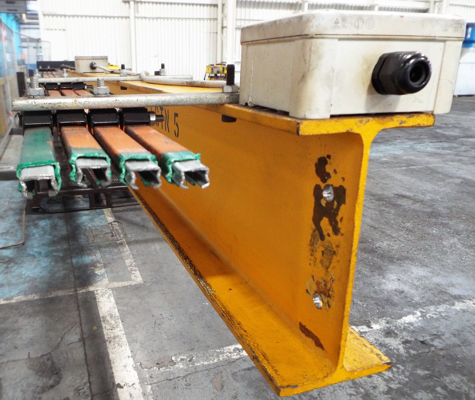 Yale CPVF 2-8/5-4 250Kg Electric Hoist CW 30ft Length Pelloby Steel Running Beam. - Image 7 of 11