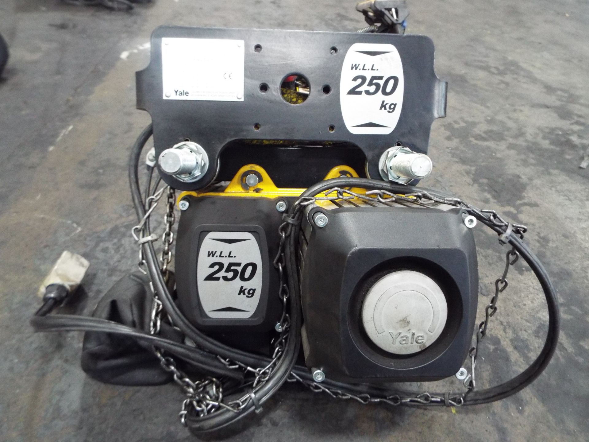 Yale CPVF 2-8/5-4 250Kg Electric Hoist - Image 3 of 5