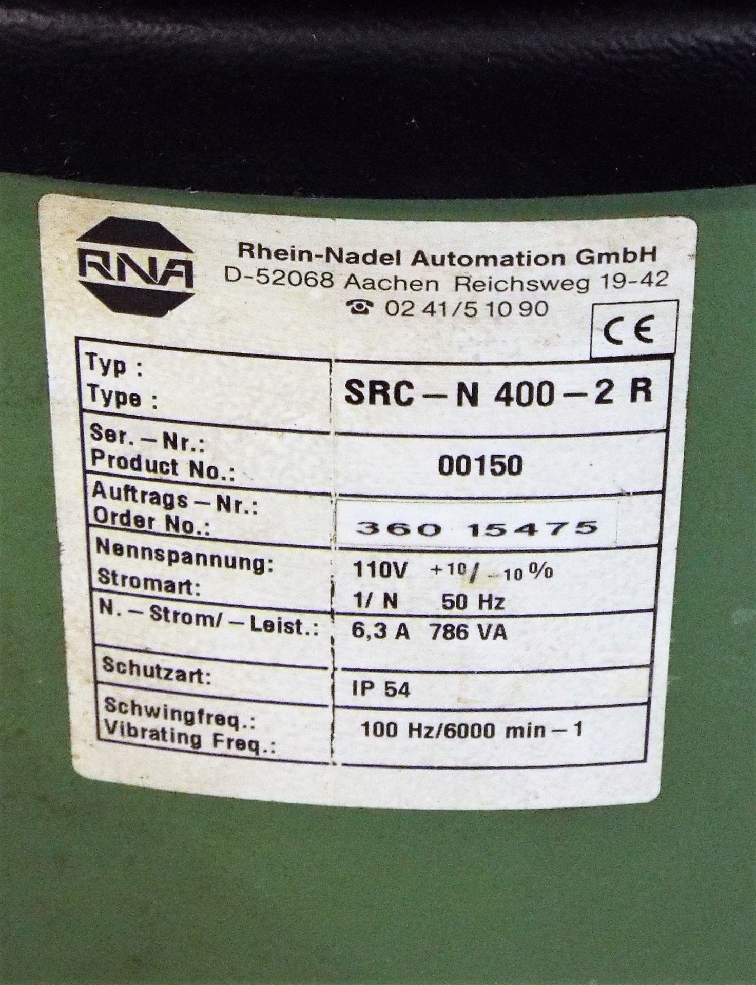 RNA Mass Parts Vibratory Bowl Feeding System - Image 5 of 8