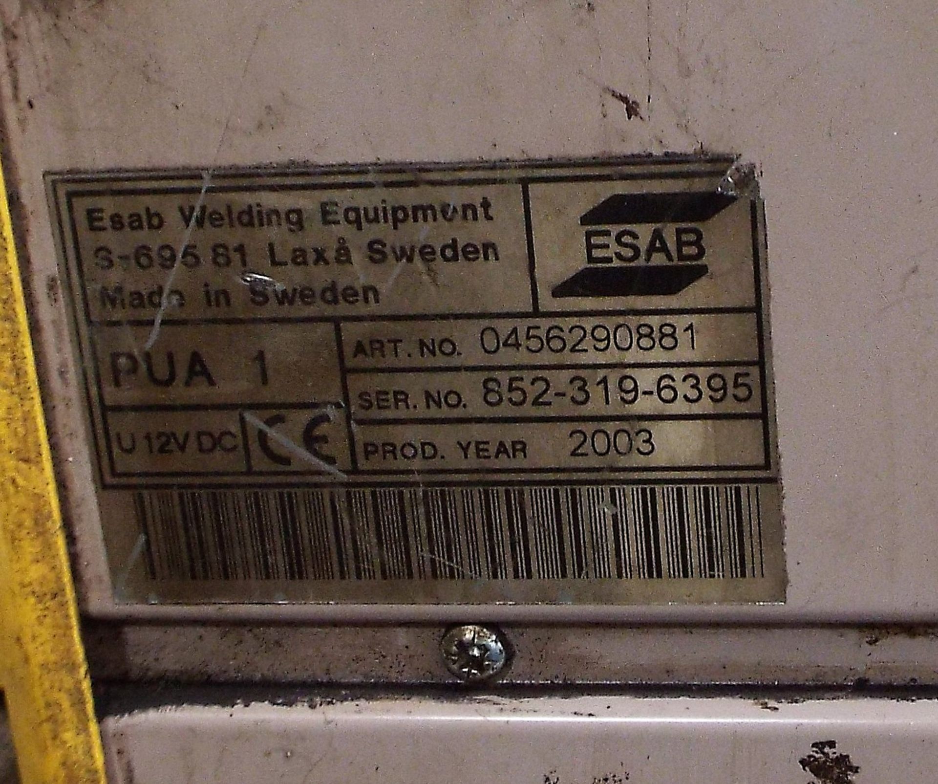 Esab Aristo LUD 450 Portable Welding Set cw dual station MEK 44C Wire Feeds & PUA-1 Pendant - Image 7 of 8