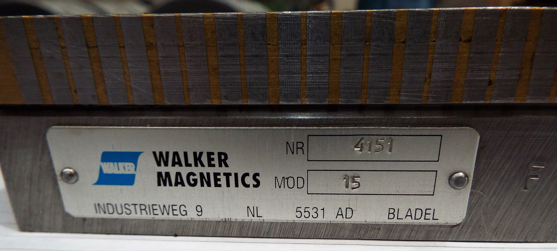 Walker Magnetics Permanent Magnetic Chuck - Image 2 of 4