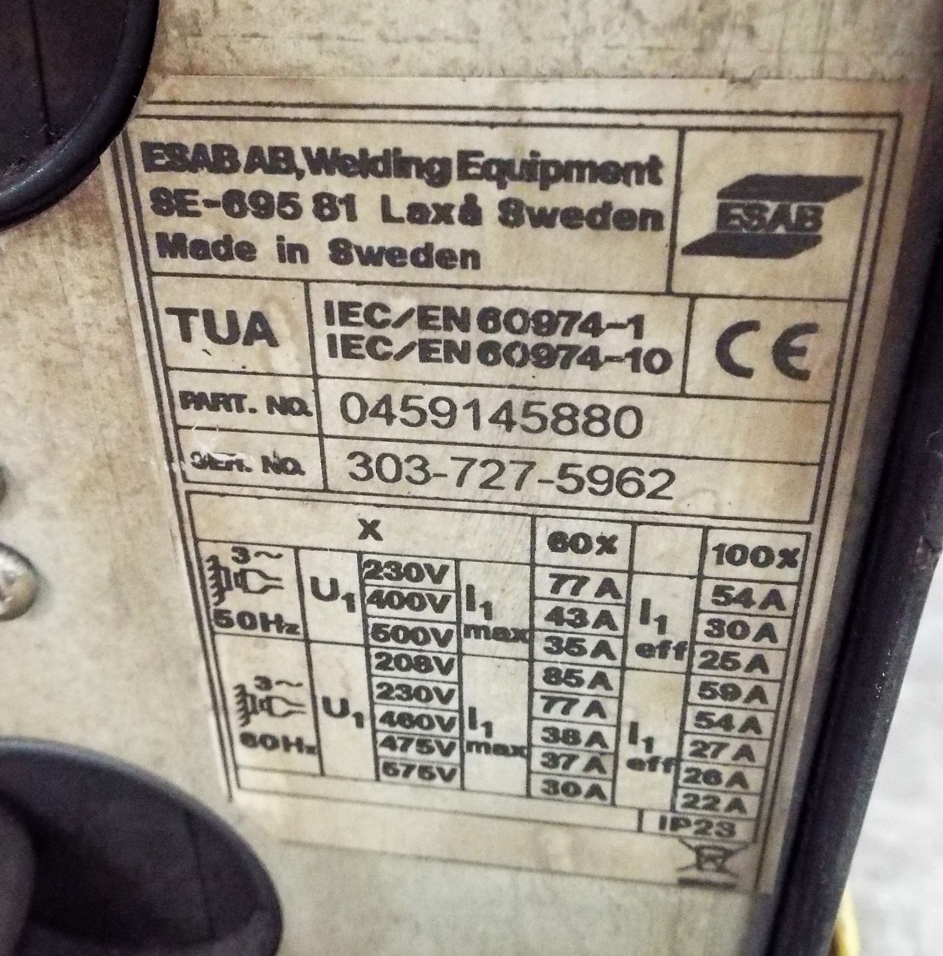 MigRob 500 Welding Power Source & Autotransformer. - Image 5 of 5