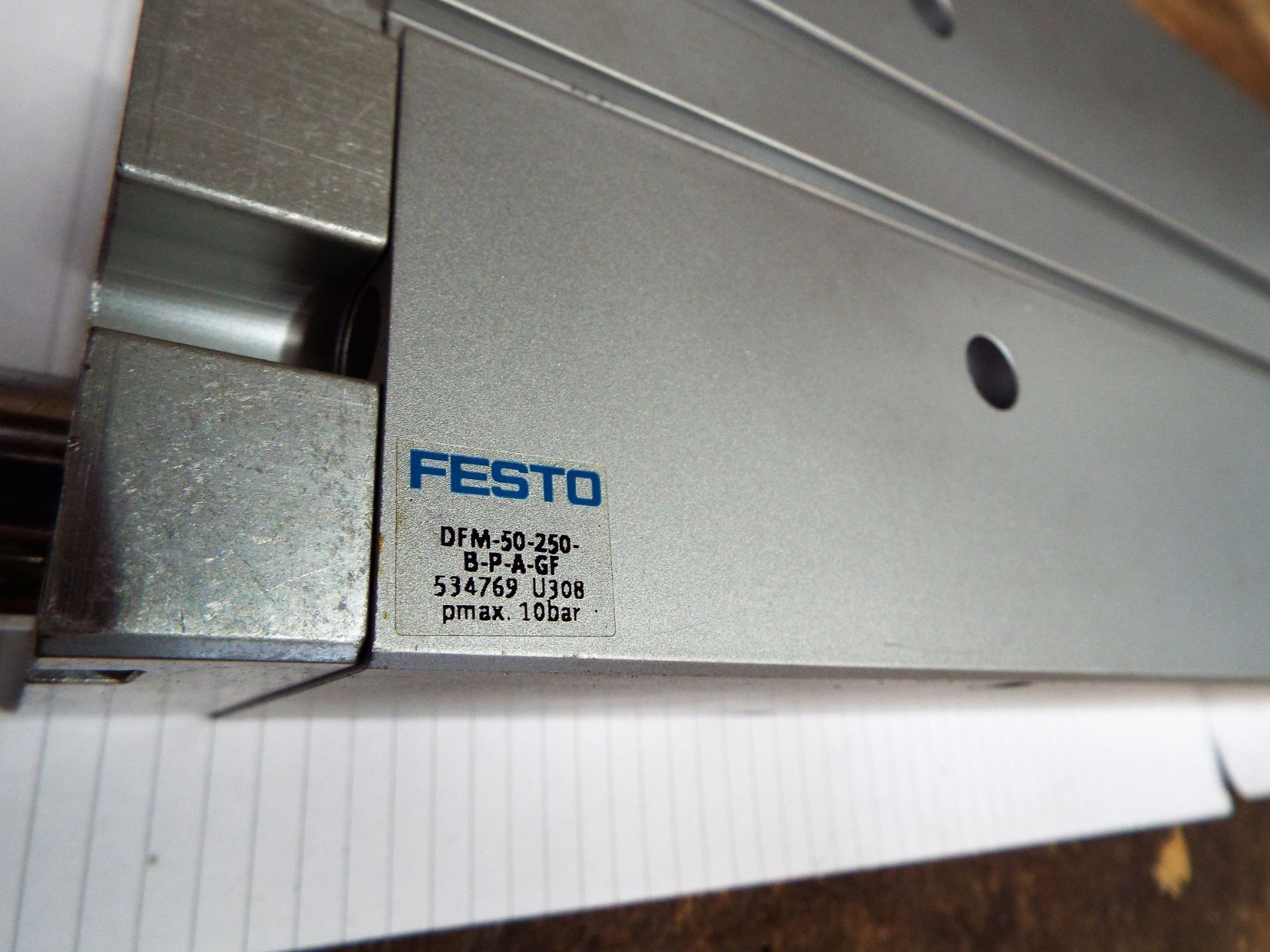 Festo Pneumatic Guided Double Action Cylinders. - Image 4 of 4