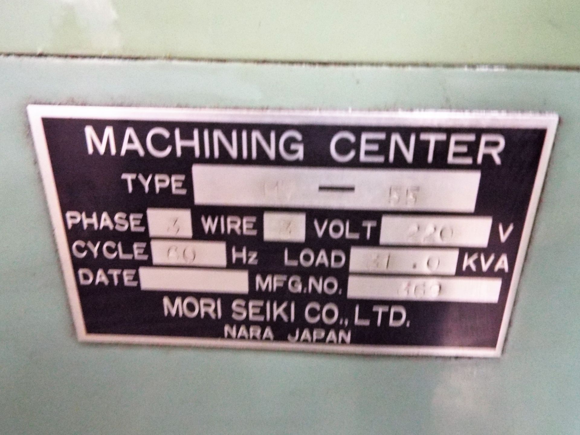 Mori-Seiki MV55 Vertical Machining Centre - Image 3 of 25