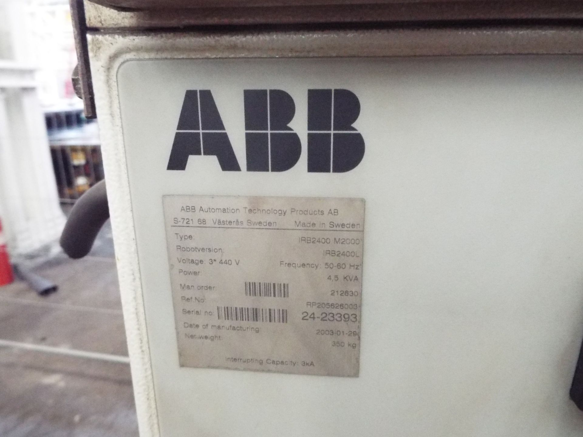 ABB IRB 2400L (S4C Plus M2000) Six Axis Industrial MIG Welding Robot. - Bild 6 aus 9