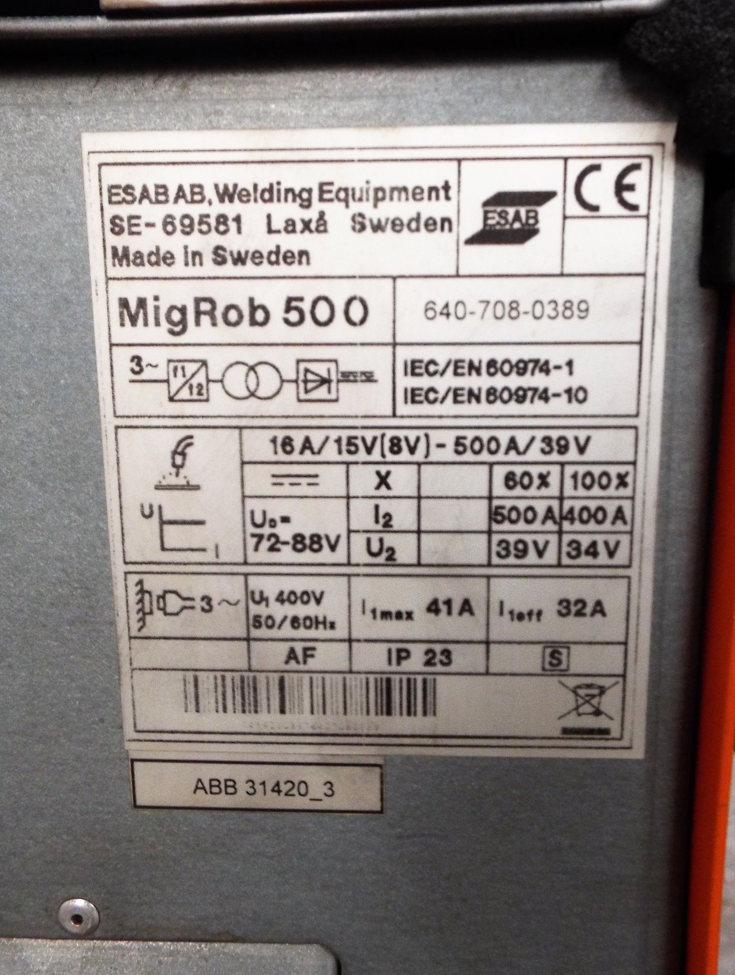 ABB-IRB-2400L-IRC5 Mig Welding Robot. - Image 12 of 19