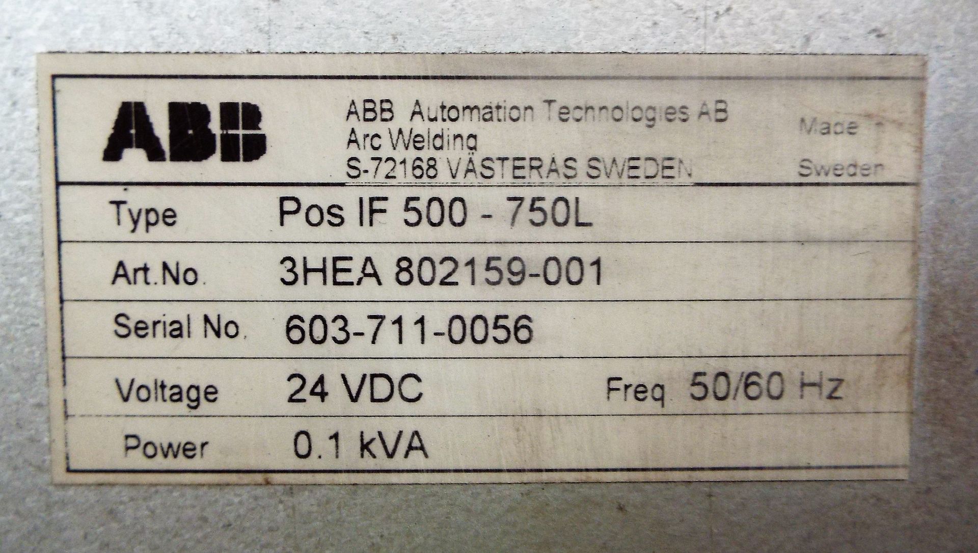 ABB-IRB-2400L-IRC 5 Six Axis Robot. - Image 5 of 14