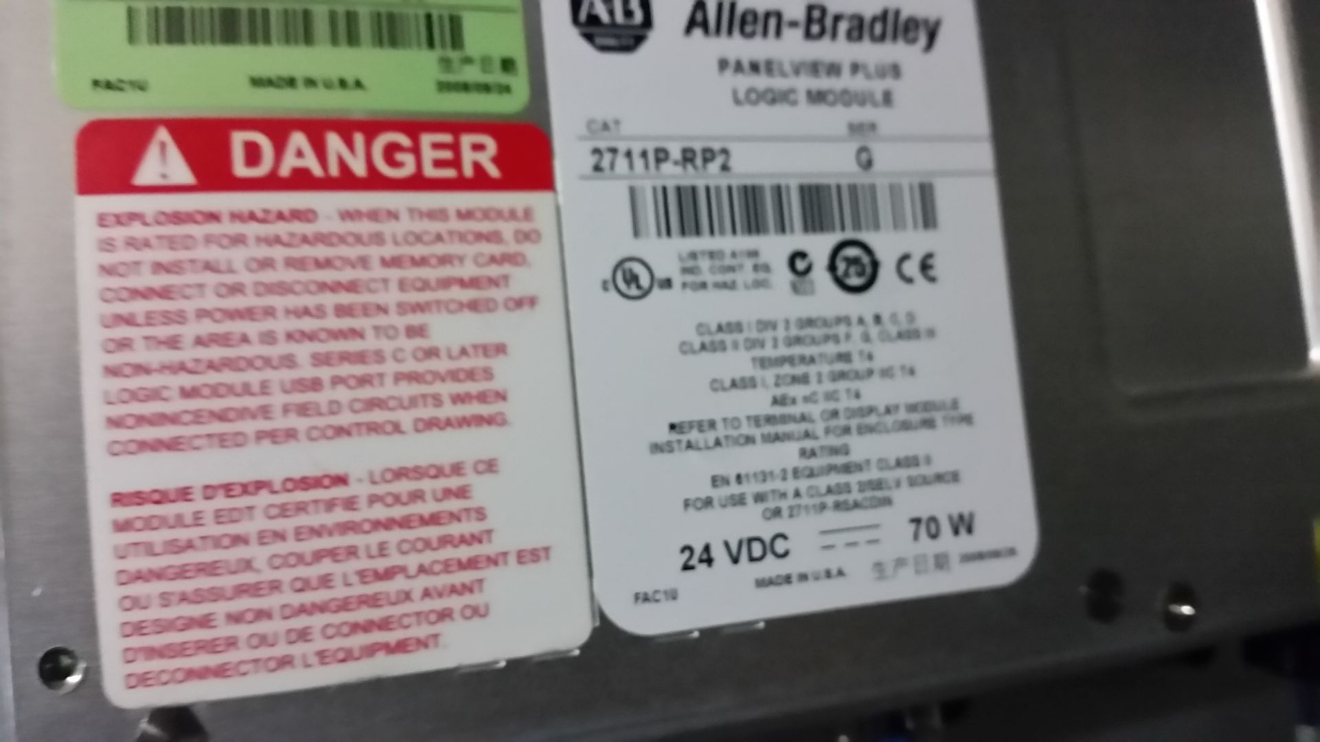 Load PLC Electrical Panel ,480v packaging conveyor, Allen Bradley 22B-D6P0N104 , Allen bradley Power - Image 5 of 26