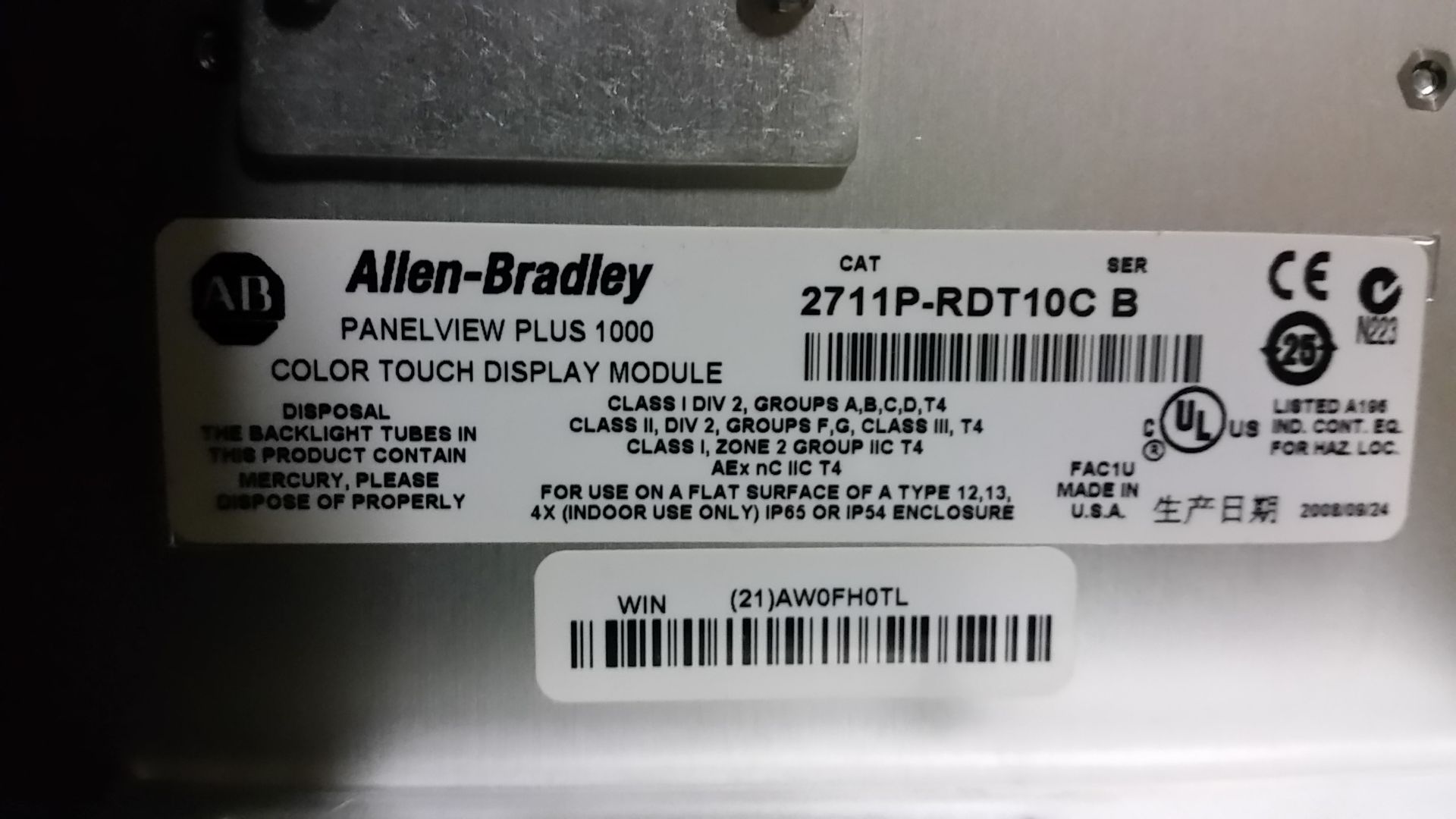 Load PLC Electrical Panel ,480v packaging conveyor, Allen Bradley 22B-D6P0N104 , Allen bradley Power - Image 6 of 26
