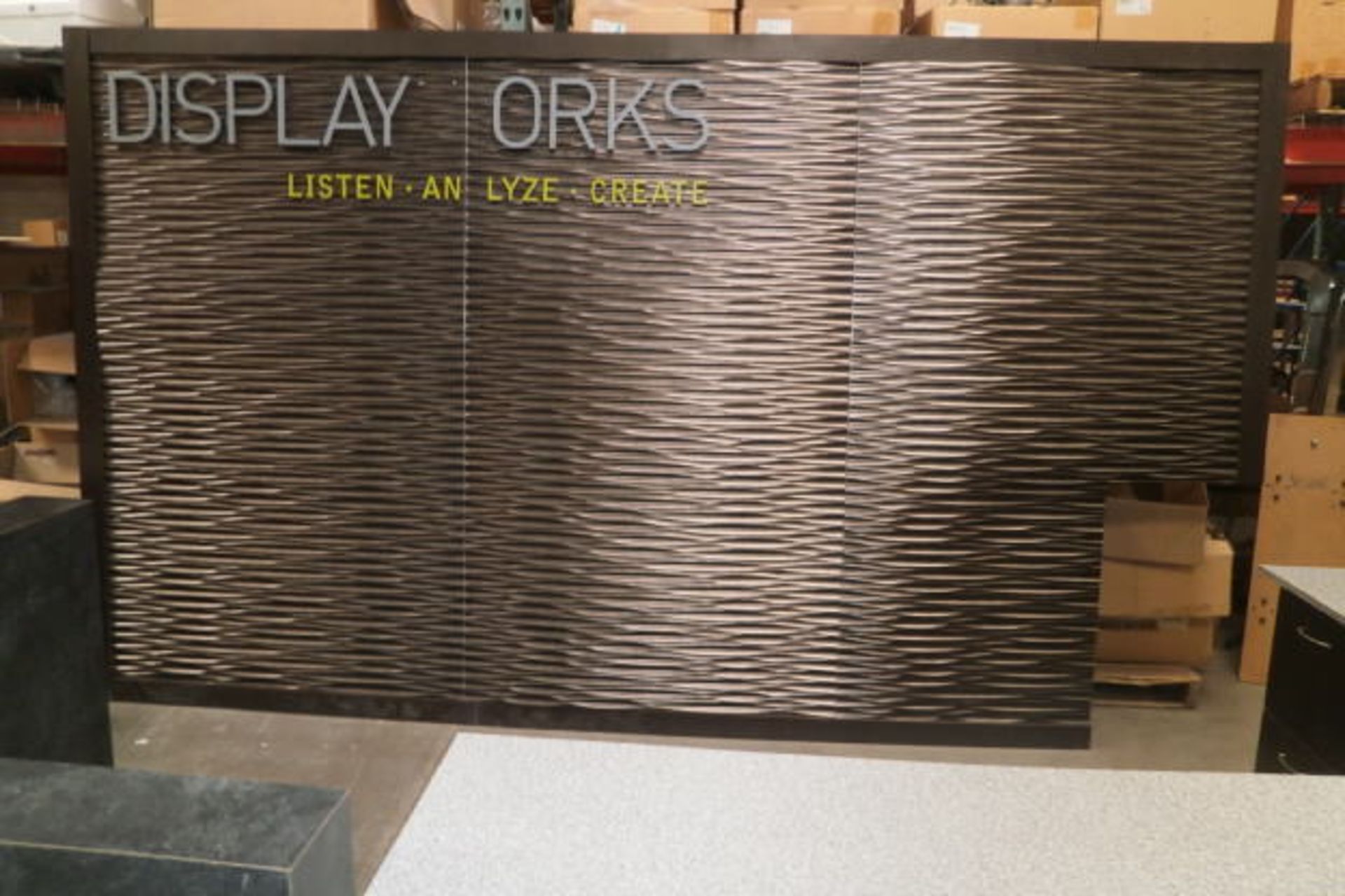 3D-Wave-Custom-Show-Or-Wall-Display-TEXTURES-3D-PANELS,3D Wave 127"X 83" Custom Show Or Wall Display