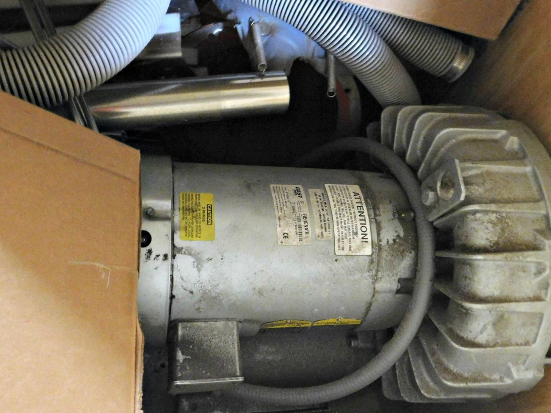 R7100A-3 Regenair® Regenerative Blower 10 HP 420 CFM 125 IN-H2O (press) 110 IN-H2O (vac) Voltage: - Image 19 of 21