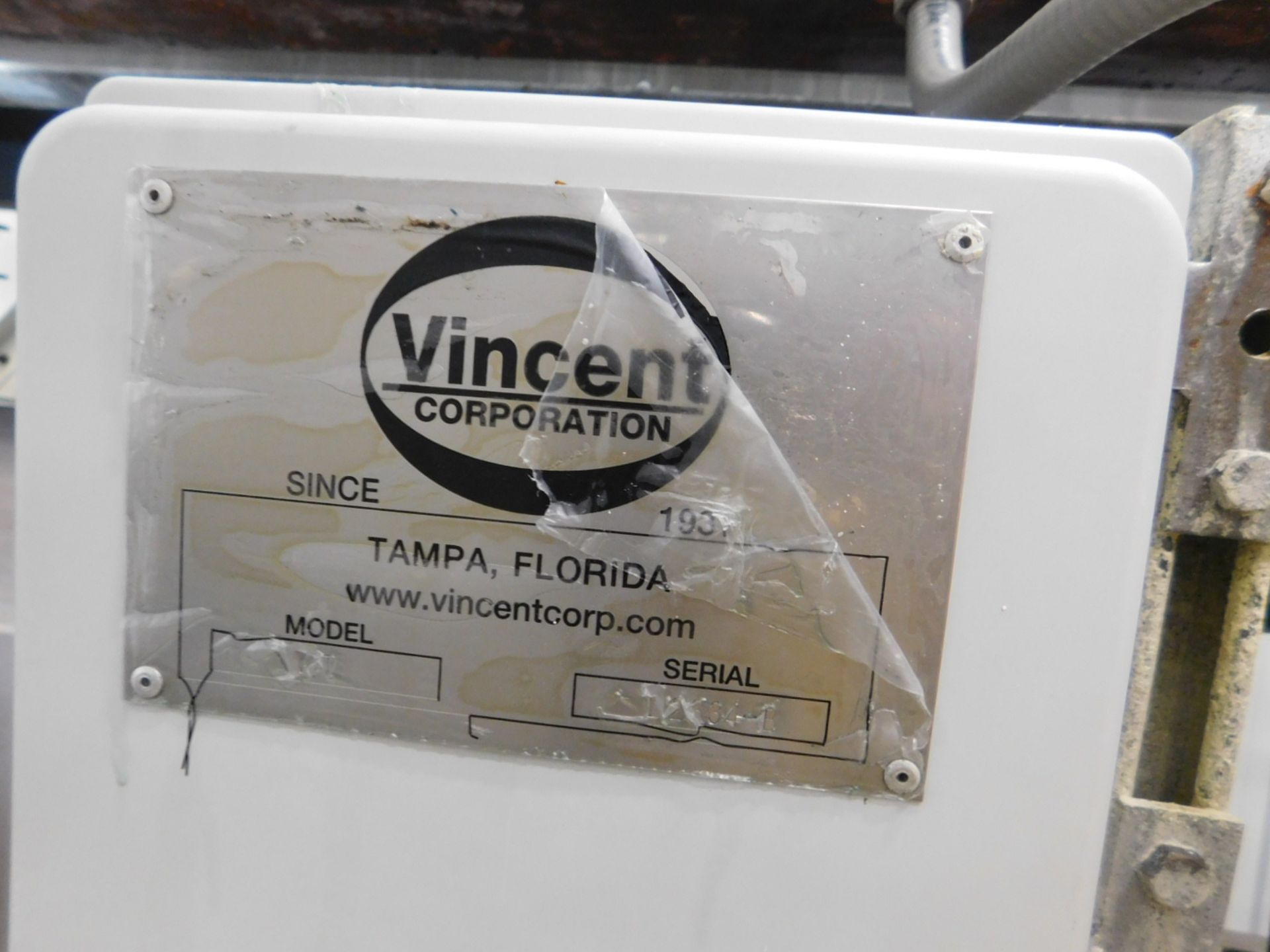 Vincent Corporation VPS Pillow Slicer SN:13085 Mfg. 2013 2-20HP MOTORS AND CONVEYORS AND HOPPER 42 - Image 16 of 35