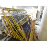 Wire Metal Yellow Cage Yellow/ black cage Est. 15 PIECES with Fortress Interlock