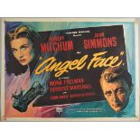 Angel Face RKO (1953) first release original British Quad film poster.