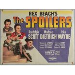 The Spoilers (1942) Original British Quad film poster.