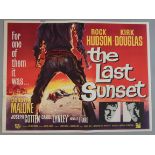 A collection of 6 War and Western genre 1960's Original British Quad film posters in rolled