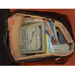 A mixed lot of vintage books including military related, motor racing, etc.