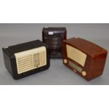 3 vintage bakelite radios and similar: Wavox loudpeaker,