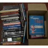 4 Boxes of vintage Film related annuals including Pictoral histories etc.