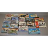 20 x Assorted 1:48 scale model aircraft kits, various manufacturers.