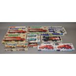 12 x Assorted vehicle kits, various scales & manufacturers. Viewing recommended.