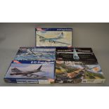 5 x Monogram 1:48 & 1:72 scale model aircraft kits.