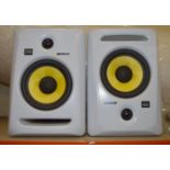 POLICE :2 x KRK Rokit Speakers.