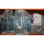 POLICE :A quantity of 'aidata' plastic storage racks and boxed hand basin,