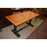 A refectory table