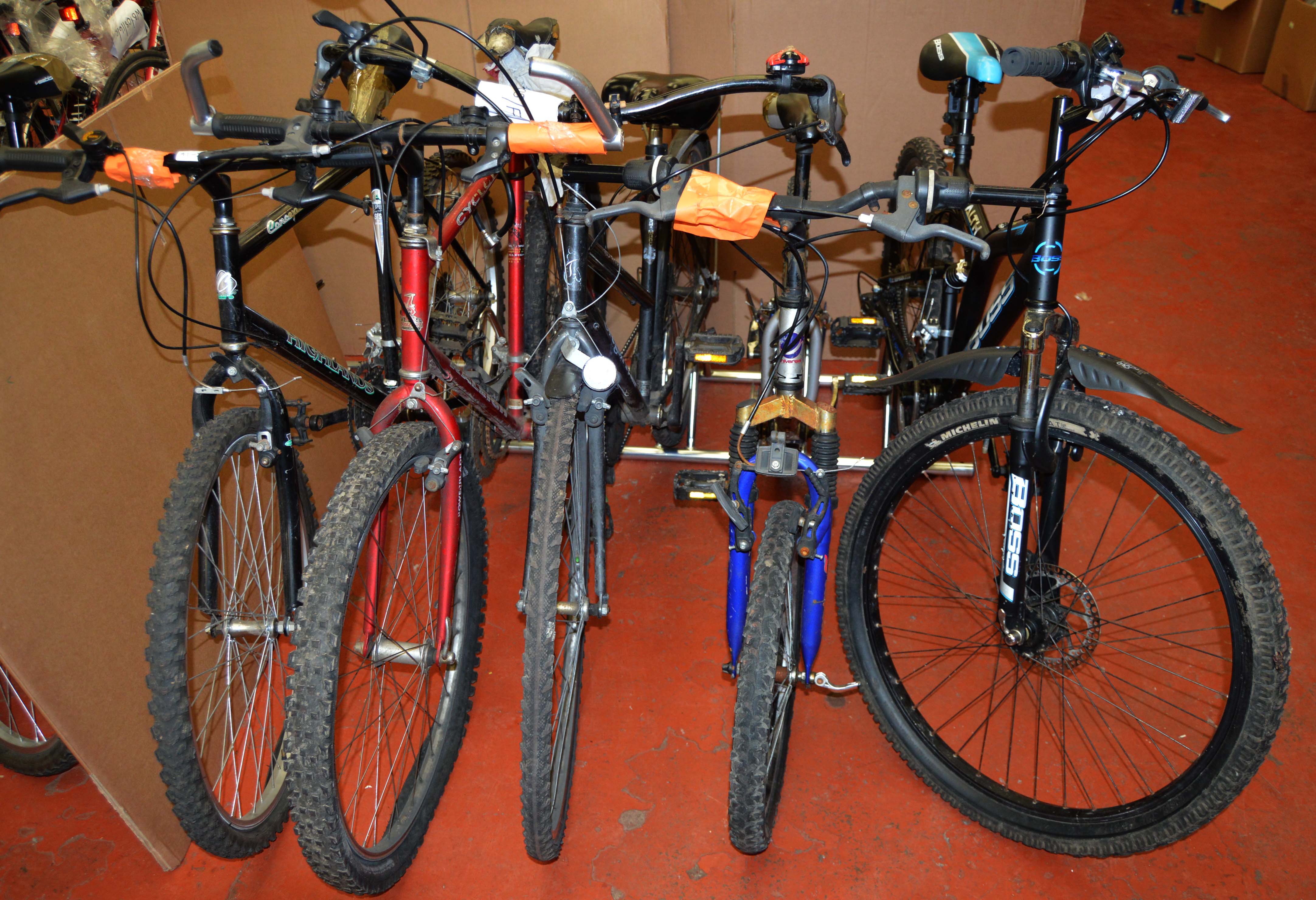 POLICE: 5 assorted bikes [VAT ON HAMMER PRICE] [NO RESERVE]