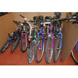POLICE: 7 Assorted bikes and a scooter [VAT ON HAMMER PRICE] [NO RESERVE]