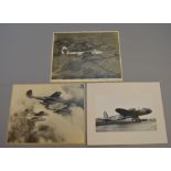 3 WW1 and WW2 aviation RAF related photographs printed in black and white.