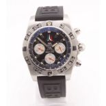 POLICE > BREITLING Chronomat 44 PAN Freece Tricolori Automatic Limited Edition wristwatch,