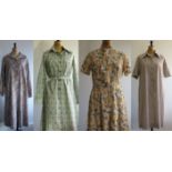 A collection of 4 Horrockses 1970s day dresses.