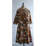 A two-piece 1970s dress and jacket by Harella.