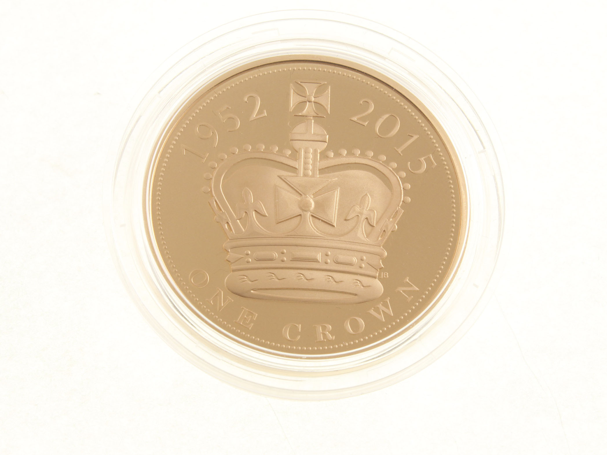 Royal Mint 2015 £5 gold proof coin "The longest reigning monarch" with box and certificate