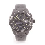 POLICE > TAG HEUER AQUARACER calibre 16 Automatic chronograph wristwatch,